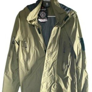 Little Donkey Andy Waterproof Raincoat - Men's Small (Green & Black)